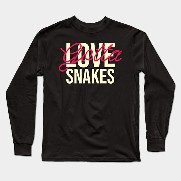 Snakes lovers. Perfect present for mother dad friend him or her Long Sleeve T-Shirt by SerenityByAlex